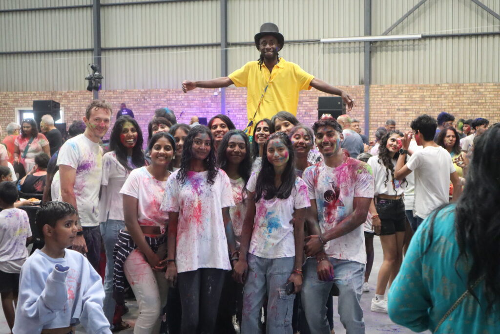 Chocolate the Magician performing at a kids birthday party in Sandton Johannesburg